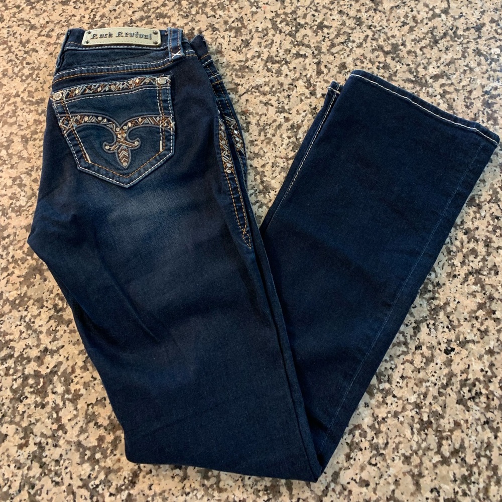 Rock Revival Mid-Rise Boot Jazlyn Jeans